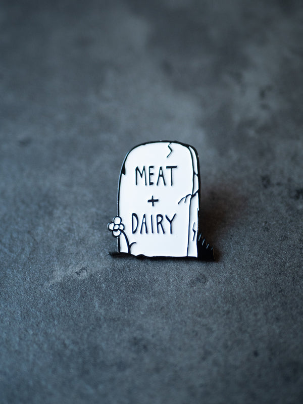 Meat+Diary Tombstone Pin